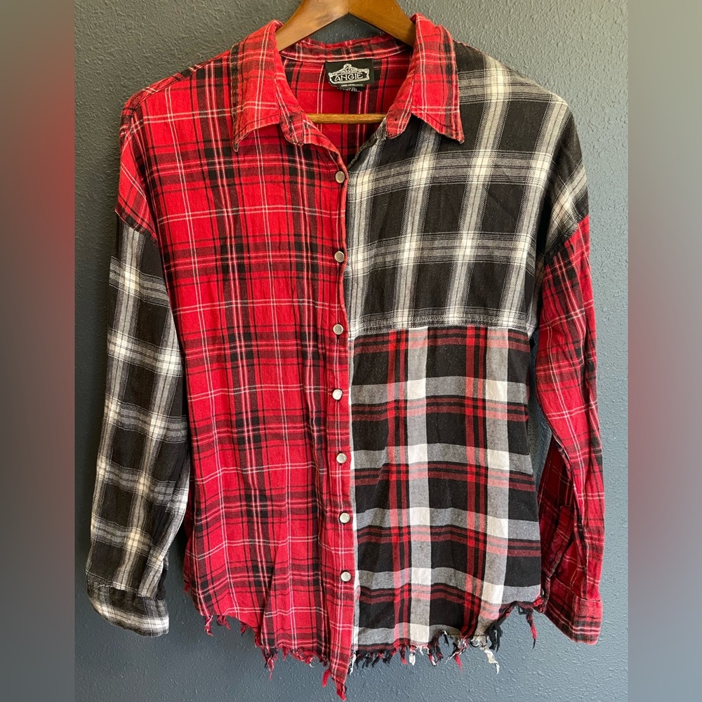 Angie Lightweight Plaid Shirt